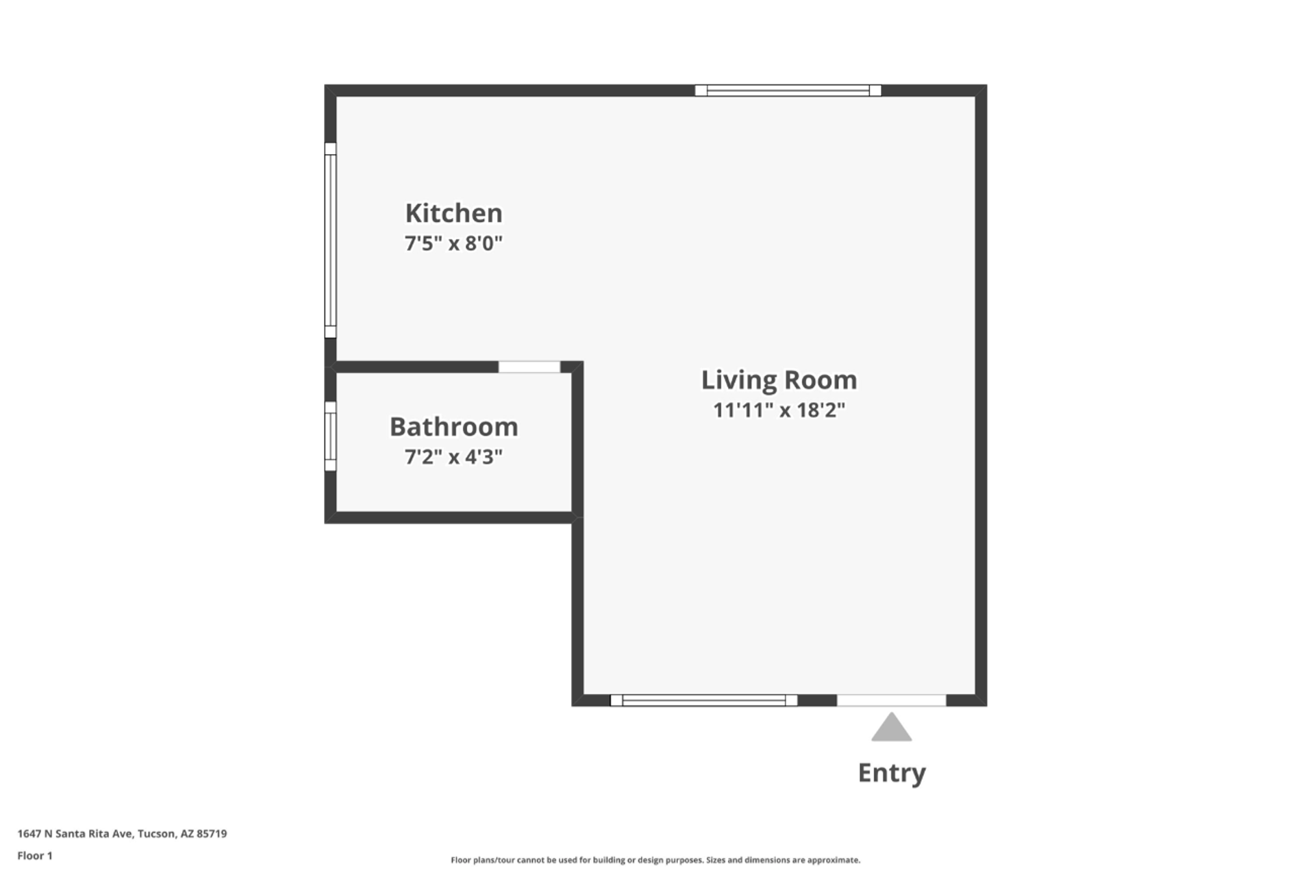 Tucson Apartment: 1647 N. Santa Rita Ave.