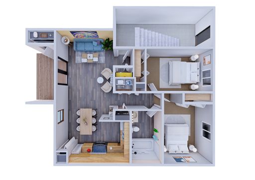 Charming 2 Bedroom / 1 Bath Apartment
