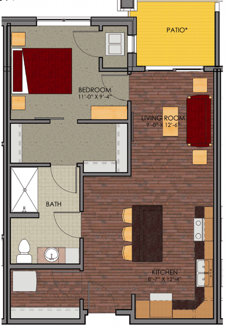 Madison Apartment: 4708 Creekwood Lane