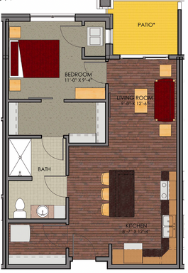 Brand New One Bedroom with Luxury Finishes – photo 1