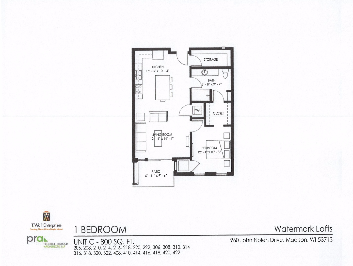 MADISON Apartment: 960 JOHN NOLEN DRIVE