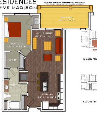 Brand New One Bedroom with Luxury Finishes – photo 1