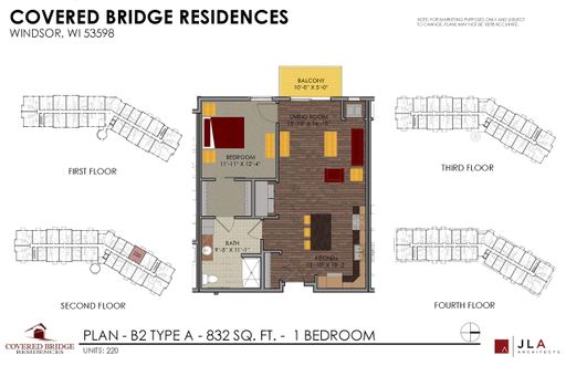Spacious 1 Bedroom ADA Compliant With A Balcony