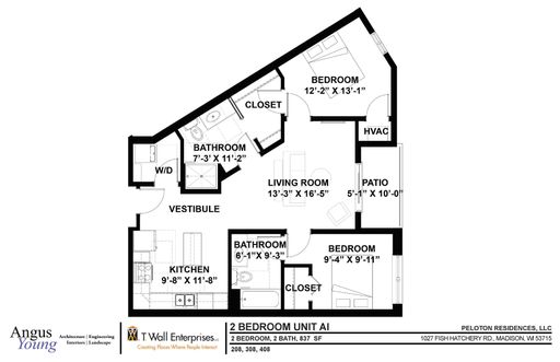 Distinctive 2 Bedroom 2 Bath Layout – photo 1