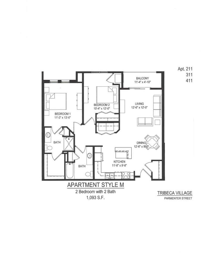 MIDDLETON Apartment: 3700 PARMENTER ST
