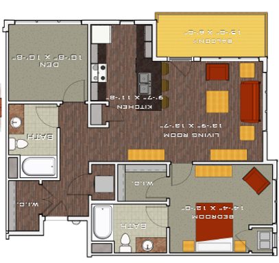 Brand New One Bedroom Plus Den – photo 1