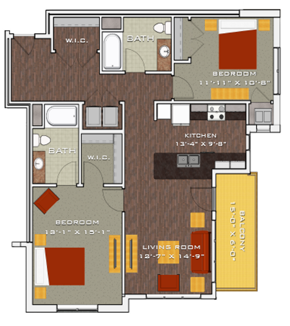 Madison Apartment: 4702 Creekwood Lane