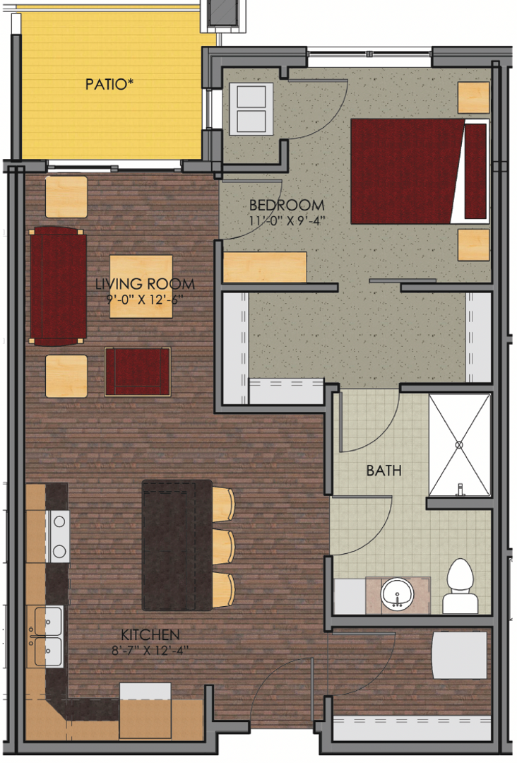 Madison Apartment: 4708 Creekwood Lane