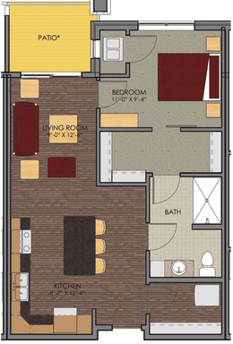 Brand New One Bedroom with Luxury Finishes – photo 1