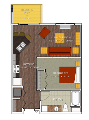 Gorgeous Brand New Studio With Balcony – photo 1