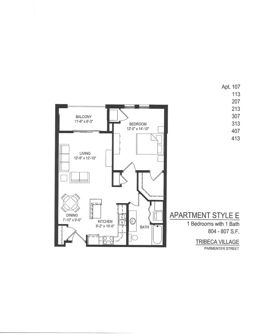 MIDDLETON Apartment: 3700 PARMENTER ST