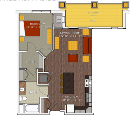 Beautiful One Bedroom With Luxury Finishes – photo 1