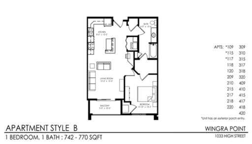 Large 1 Bedroom 1 Bathroom – photo 1