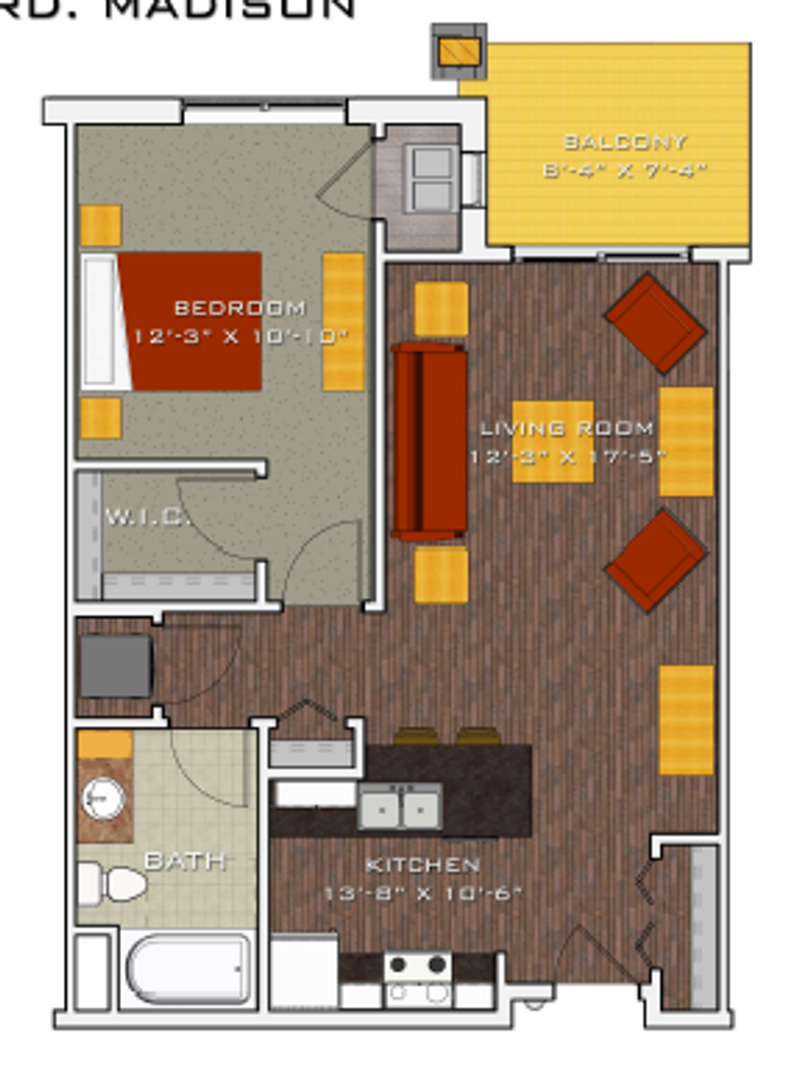 Madison Apartment: 4603 DiLoreto Ave