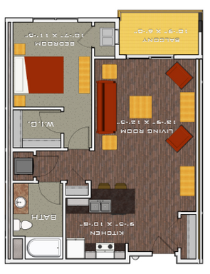 Brand New One Bedroom with Luxury Finishes – photo 1