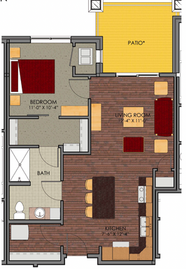 Brand New One Bedroom with Luxury Finishes – photo 1