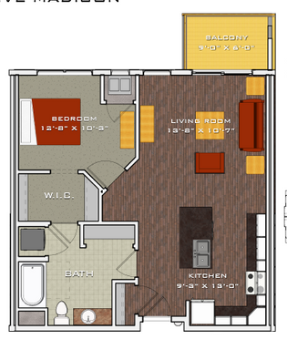 Brand New One Bedroom with Luxury Finishes – photo 1