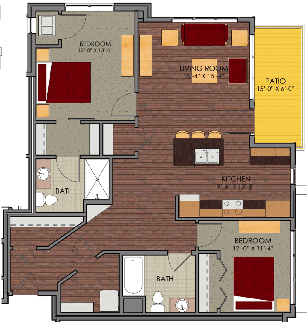 Madison Apartment: 4708 Creekwood Lane