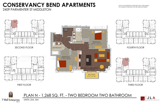 2 Bedroom with Private Balcony – photo 1