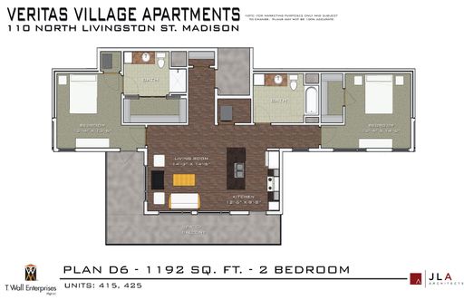 AMAZING TOP FLOOR TWO BEDROOM – photo 1