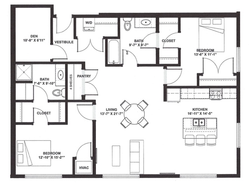 2 Bedroom 2 Bath with Den! – photo 1