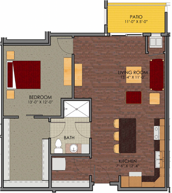 Brand New One Bedroom with Luxury Finishes – photo 1