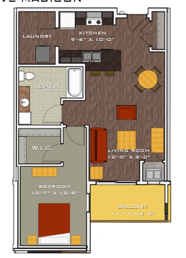 Madison Apartment: 4702 Creekwood Lane