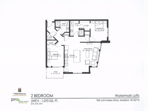 Corner Two Bedroom Apartment With Plenty Of Storage Space! – photo 1