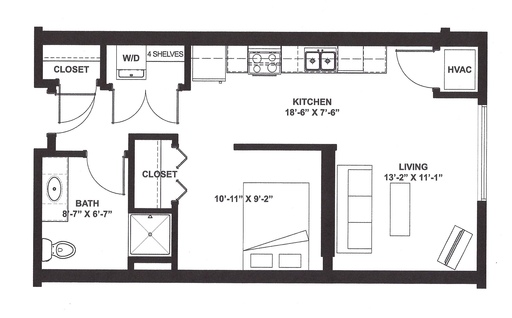 Stunning Studio Apartment – photo 1