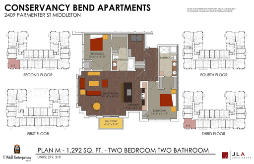 Spacious Two Bedroom with Private Balcony – photo 1