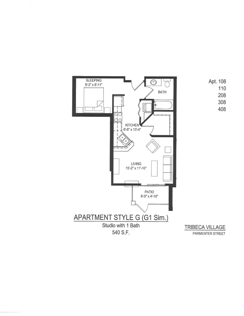 MIDDLETON Apartment: 3700 PARMENTER ST