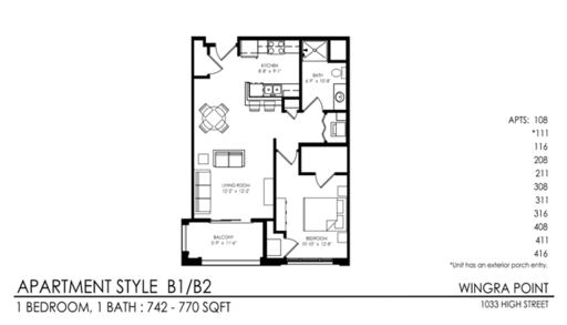 Large 1 Bedroom 1 Bathroom Apartment Home – photo 1