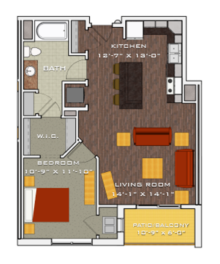 Madison Apartment: 4702 Creekwood Lane