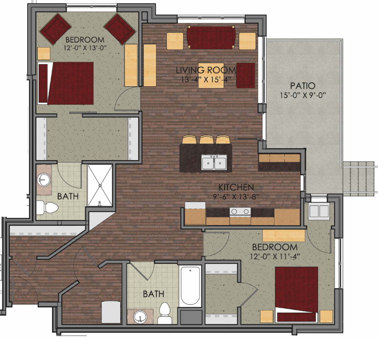 Madison Apartment: 4708 Creekwood Lane