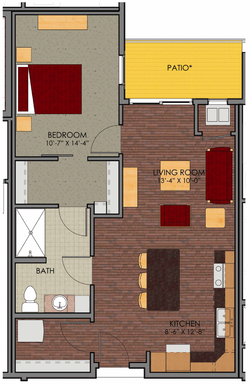 Brand New One Bedroom with Luxury Finishes – photo 1