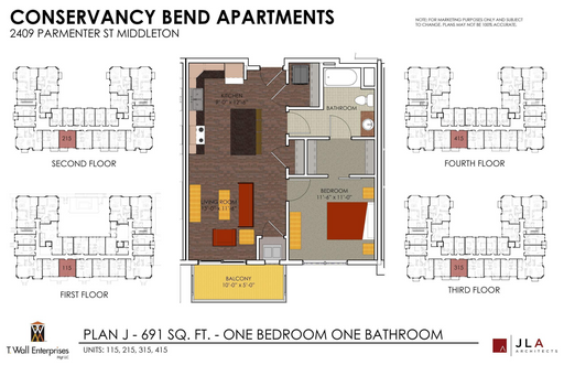 One Bedroom with Private Balcony & Southern Exposure – photo 1