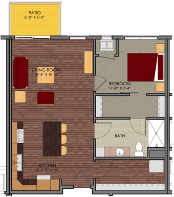 Brand New One Bedroom with Luxury Finishes – photo 1