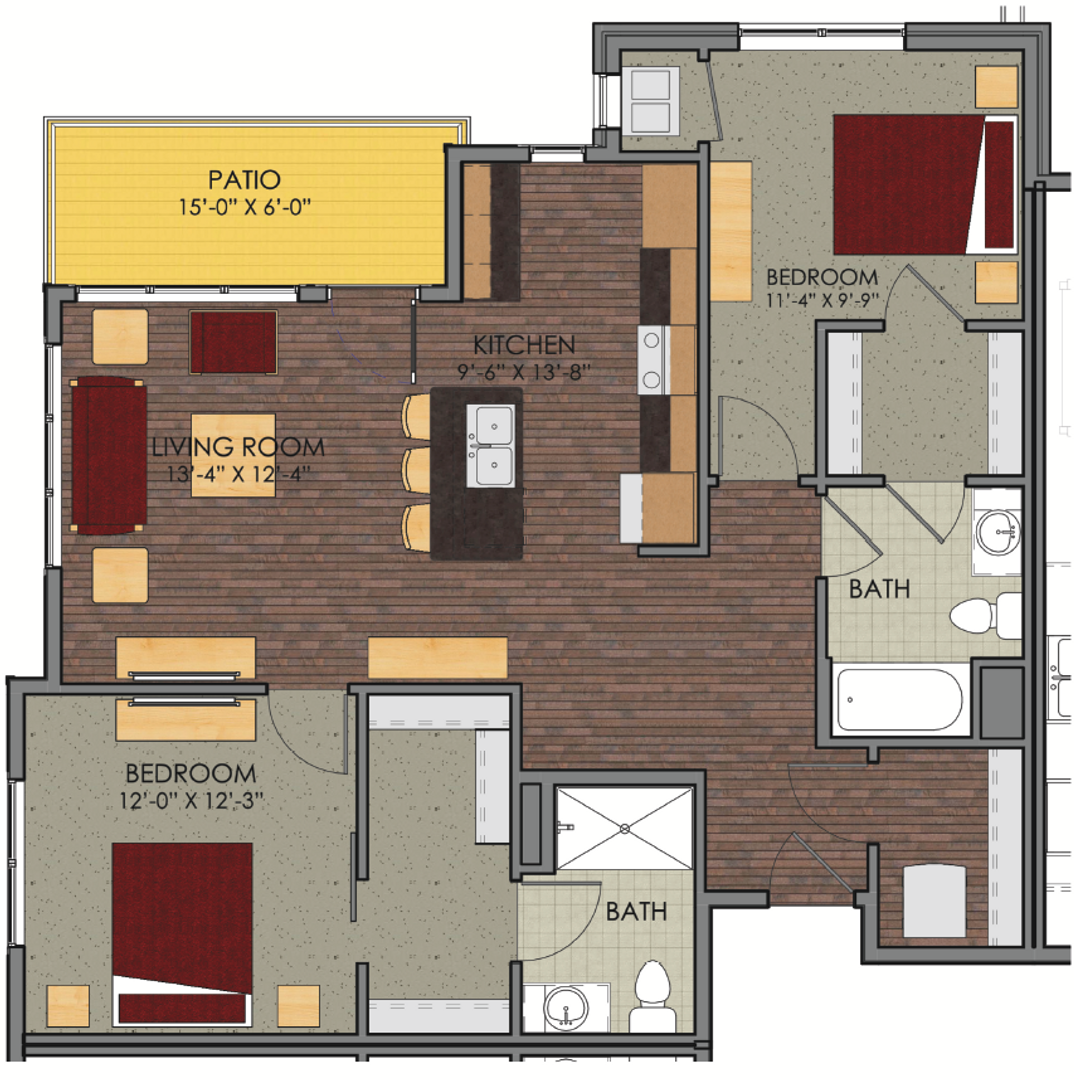Madison Apartment: 4708 Creekwood Lane