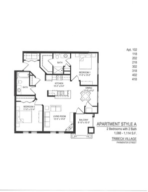Spacious 2 Bedroom, 2 Bathroom Apartment – photo 1