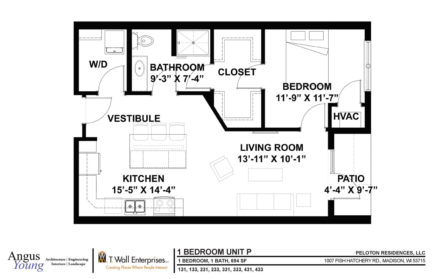 Madison Apartment: 1007 Fish Hatchery Road