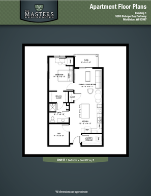 Fabulous 1 Bedroom Plus Den! Includes One Underground Parking Space! – photo 1