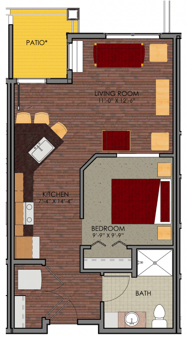 Madison Apartment: 4708 Creekwood Lane