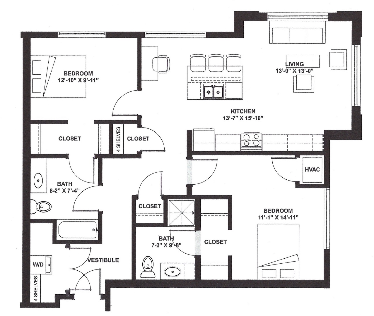 Middleton Apartment: 7609 Elmwood Ave