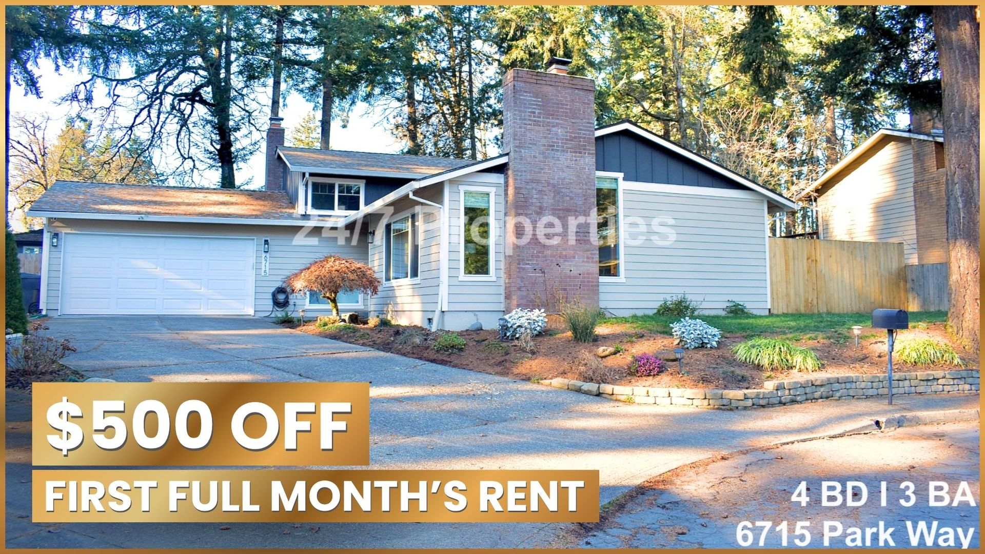 Gladstone House: 6715 Parkway Dr.