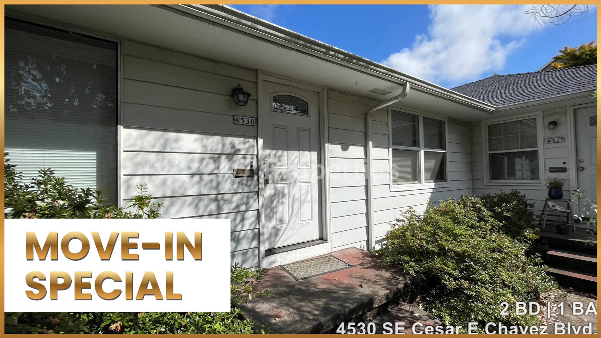 Portland Apartment: 4530 SE Cesar E Chavez Blvd.