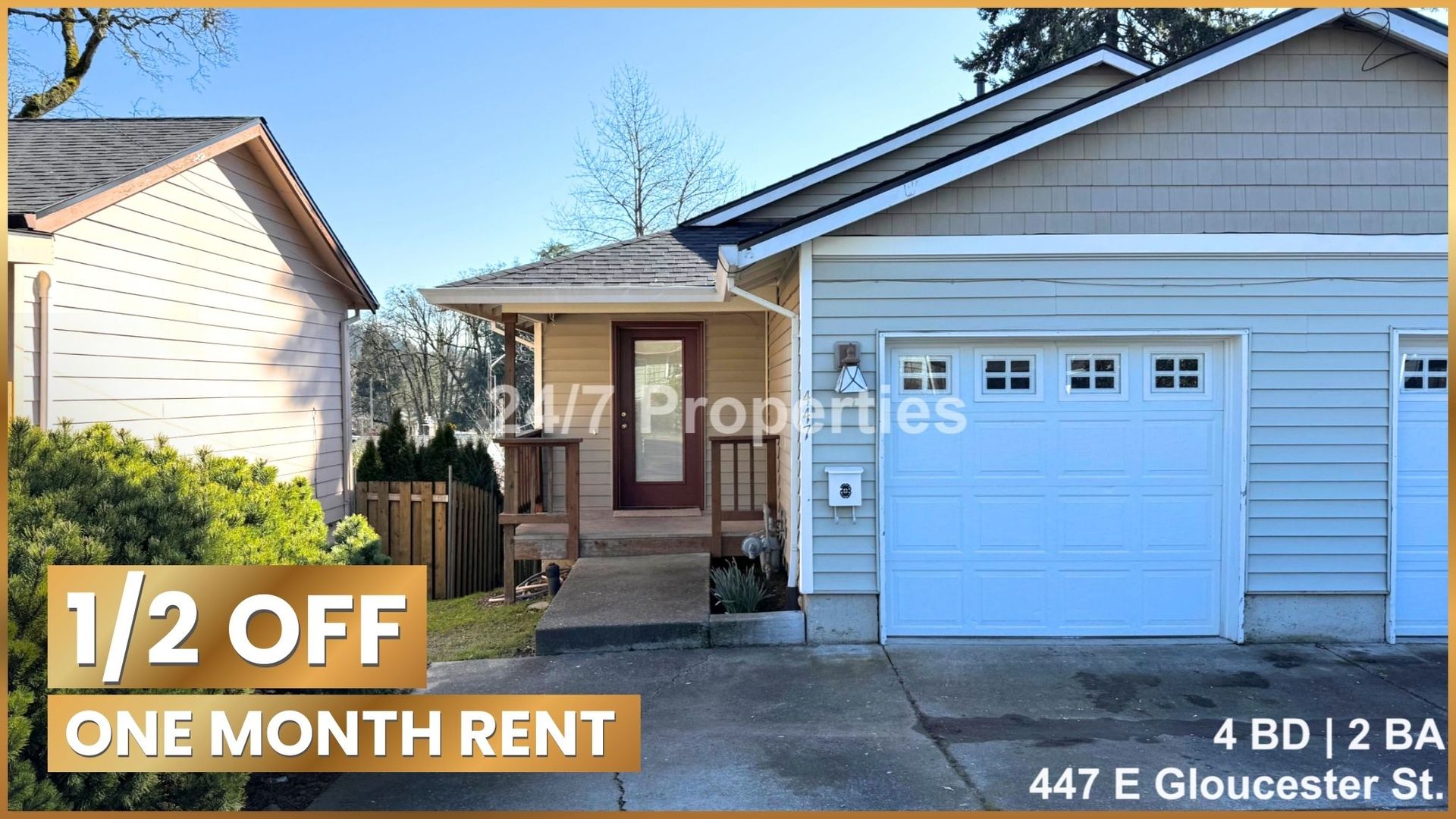 Gladstone Apartment: 445 E. Gloucester St.