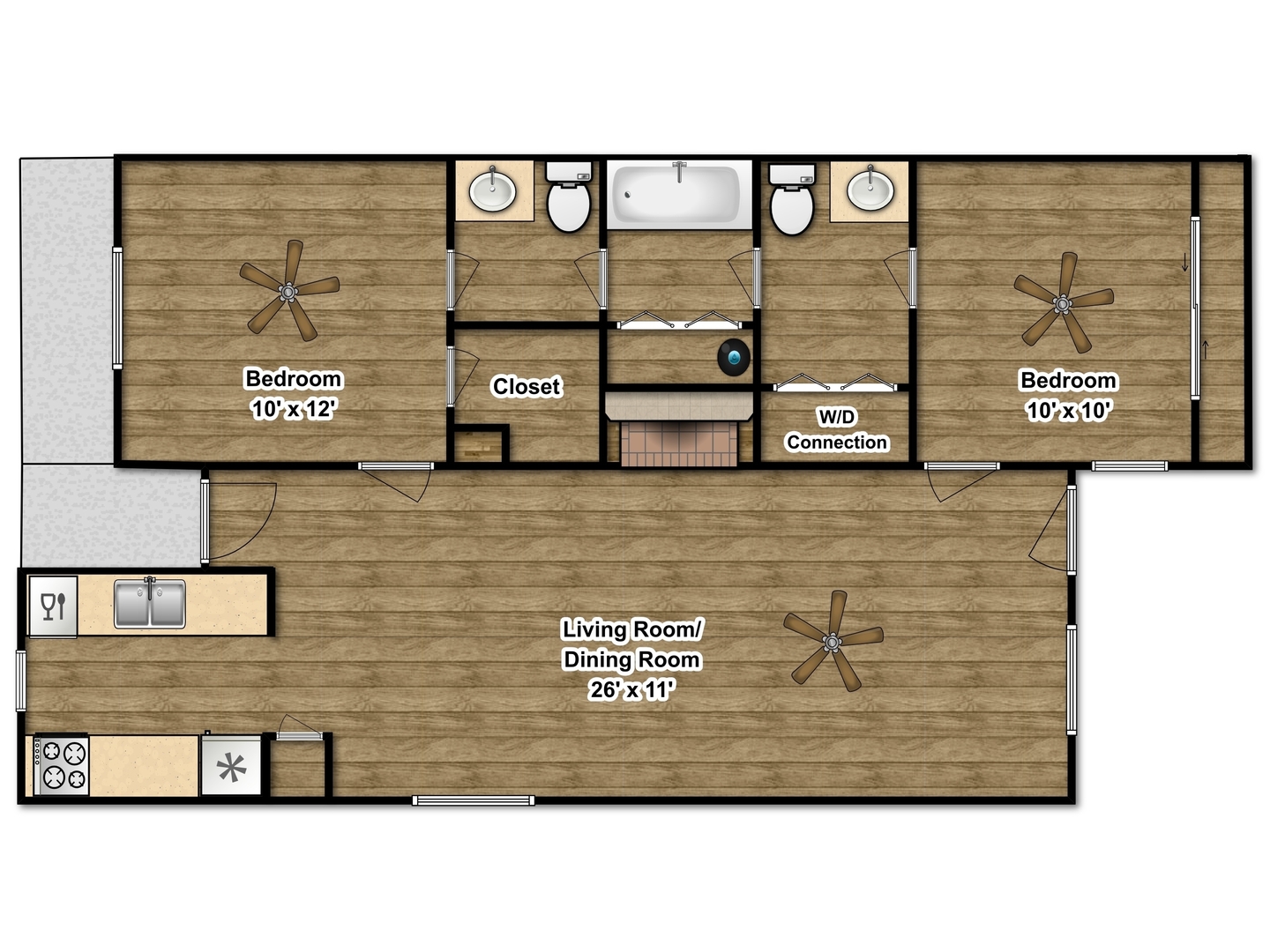 Bryan Apartment: 3619 Elliott