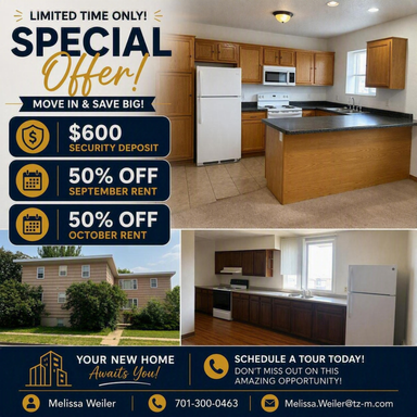 August Summer Moving Special - Your New 2 Bed | 1 Bath Apartment is Waiting!