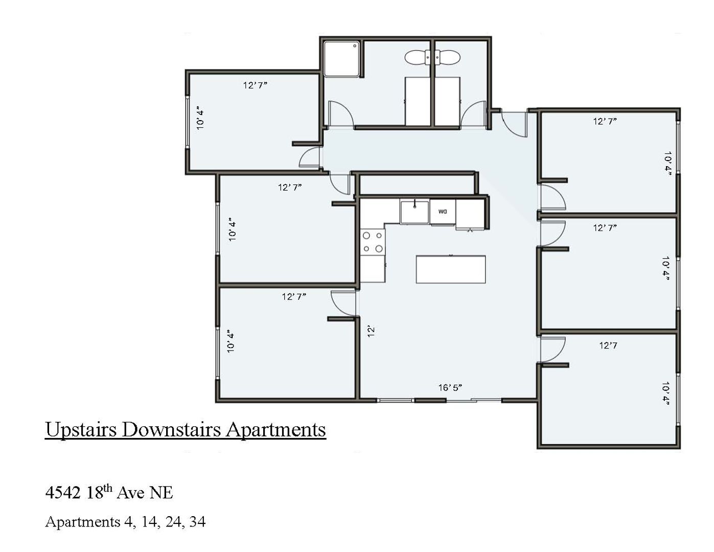 Seattle Apartment: 4538 18th Ave NE