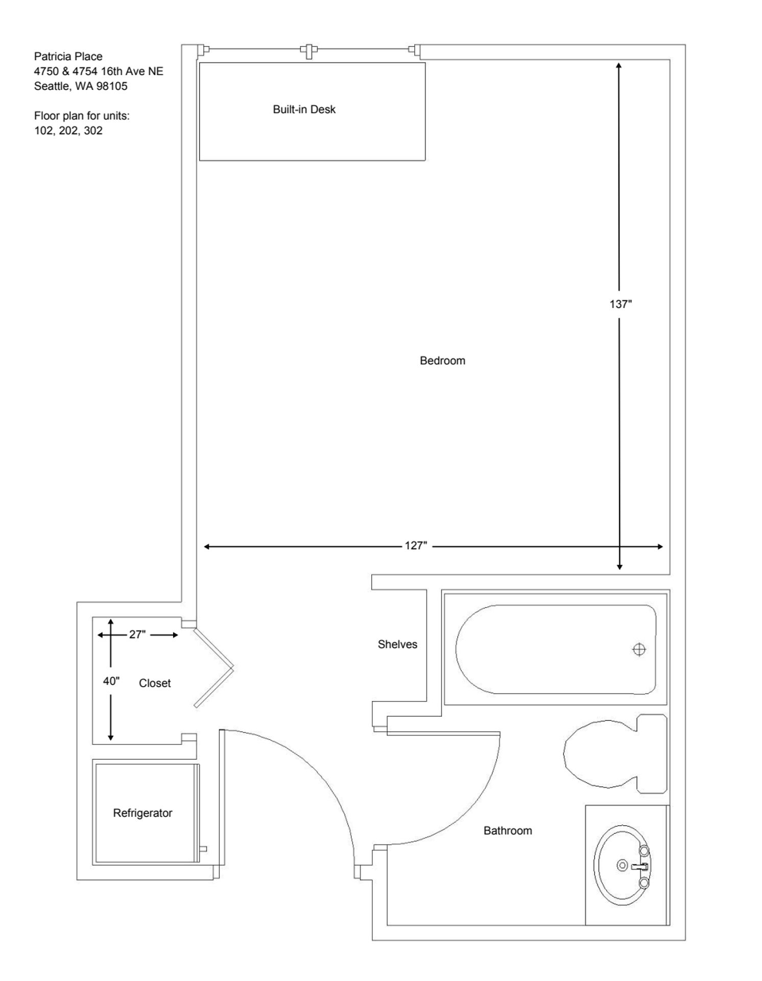 Seattle Apartment: 4754 16th Avenue NE